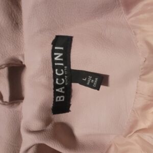 Baccini Women's Blush Leather Jacket